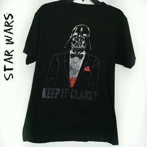 Star Wars XL black Darth Vader Graphic T-shirt